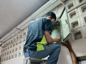 งานติดตั้งกล้องวงจรปิด CCTV ที่ โรงเรียนราชวินิต เขตดุสิต