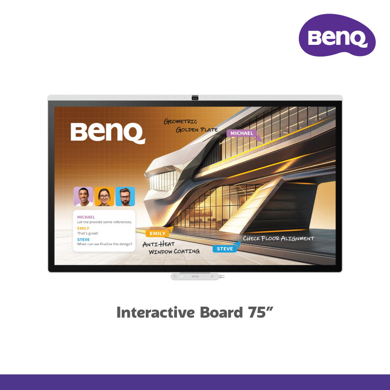 interactive board benq cp7505